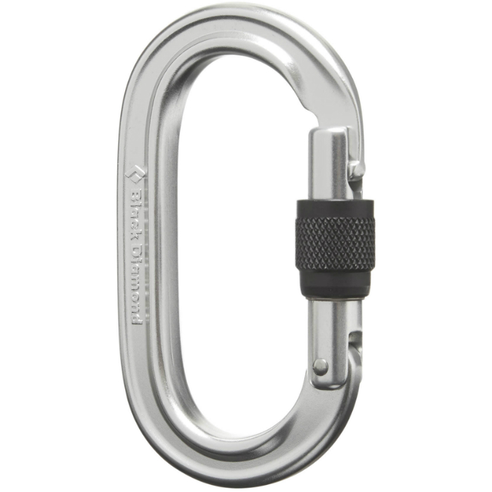 Black Diamond Oval Keylock Screw Carabiner