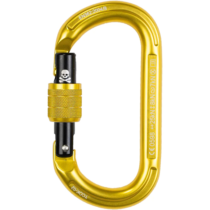 Trango Oval K Screwlock Carabiner