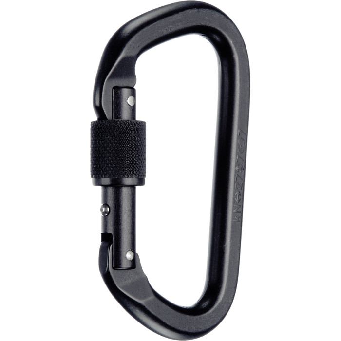 SMC Aluminum Locking D Carabiner