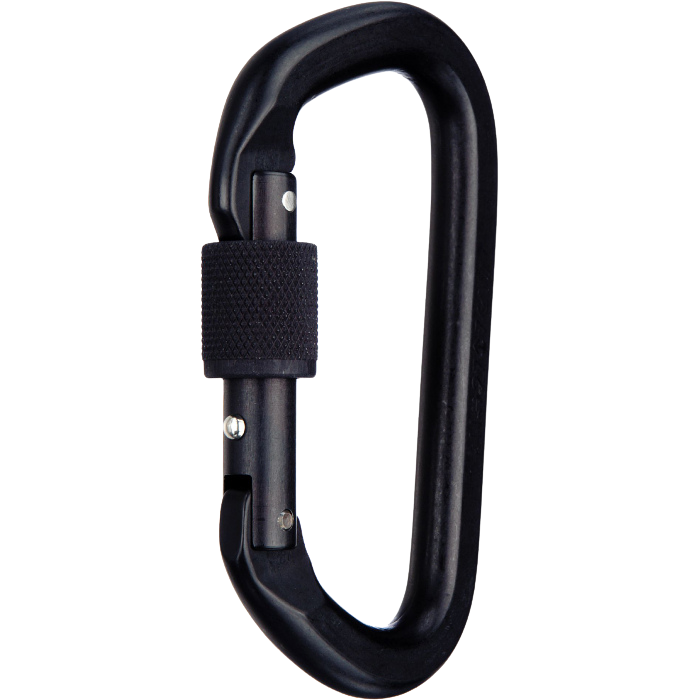 SMC Aluminum Locking D Carabiner