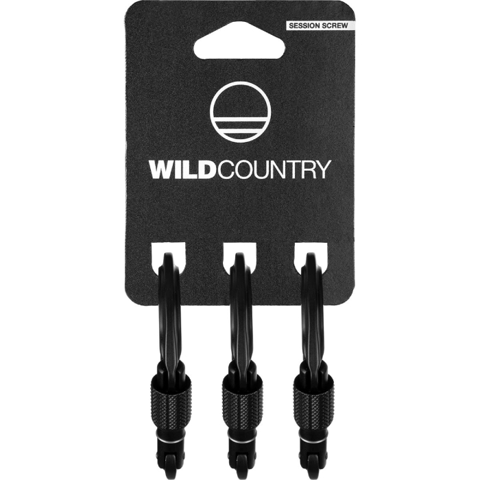 Wild Country Session Screw Carabiner 3 Pack