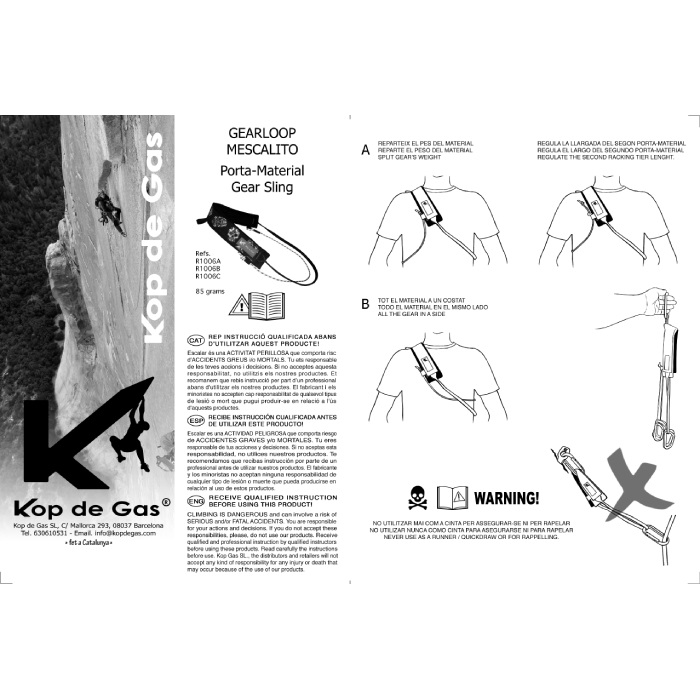 Kop de Gas Mescalito Gear Sling