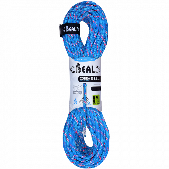 Beal 8.6mm Cobra II Unicore Golden Dry Rope