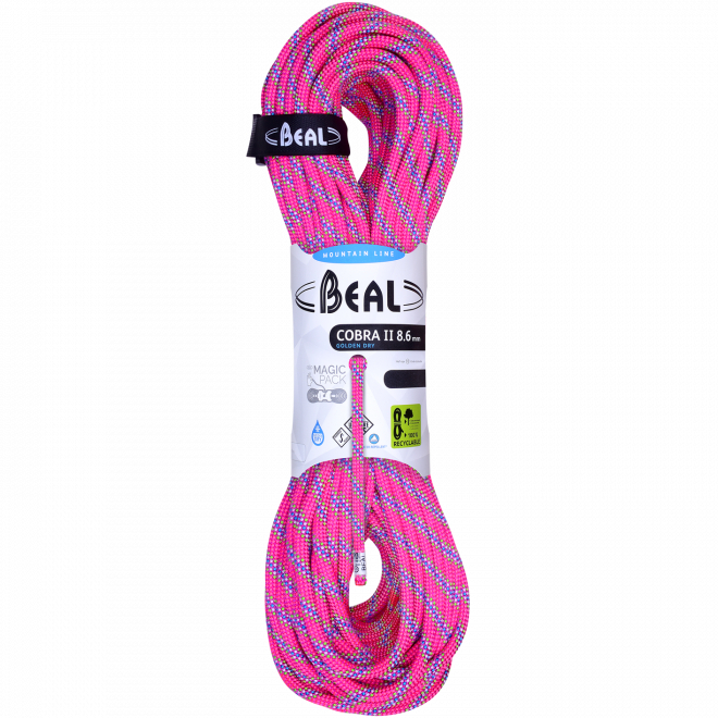 Beal 8.6mm Cobra Unicore Golden Dry Rope