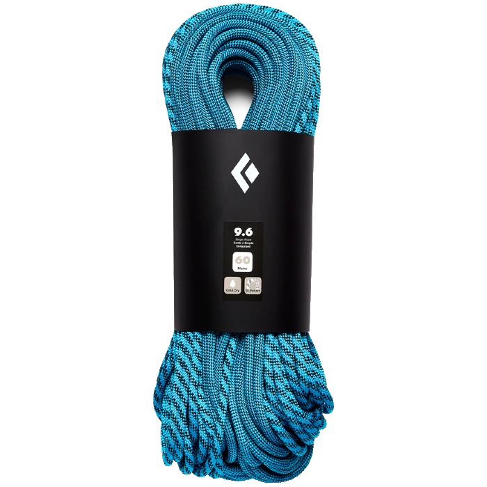 Black Diamond 9.6mm Bipattern Dry Rope