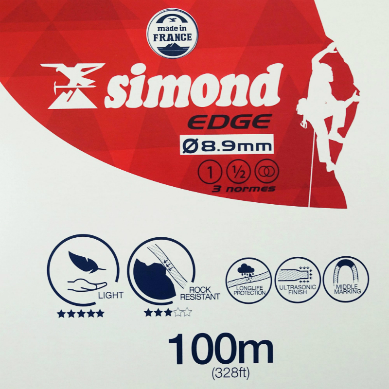 Simond 8.9mm Edge 100m
