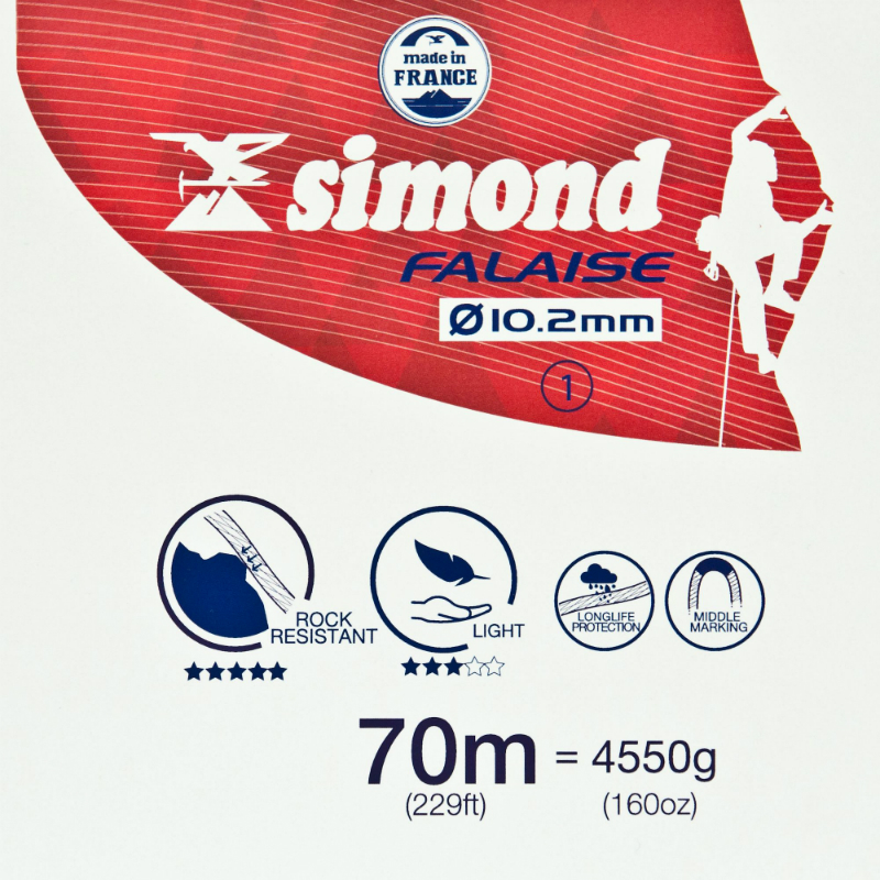 Simond 10.2mm Outdoor Rope 70m