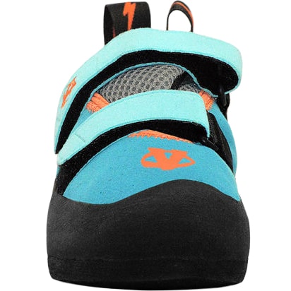 Evolv Elektra Teal Climbing Shoe Front