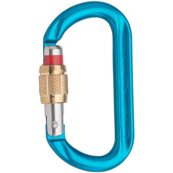 Austri Alpin Ovalo GI Screwlock Brass Sleeve Carabiner