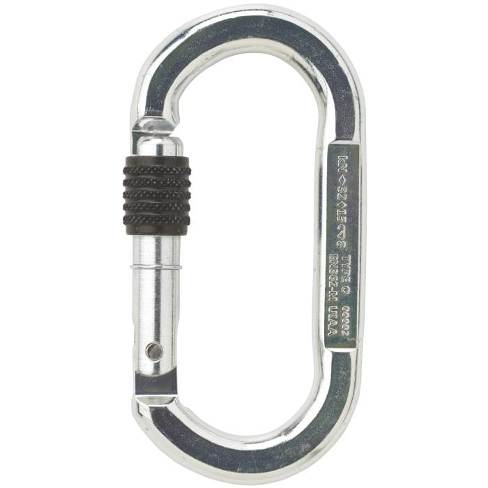 AustriAlpin Symm Oval Screwlock Carabiner