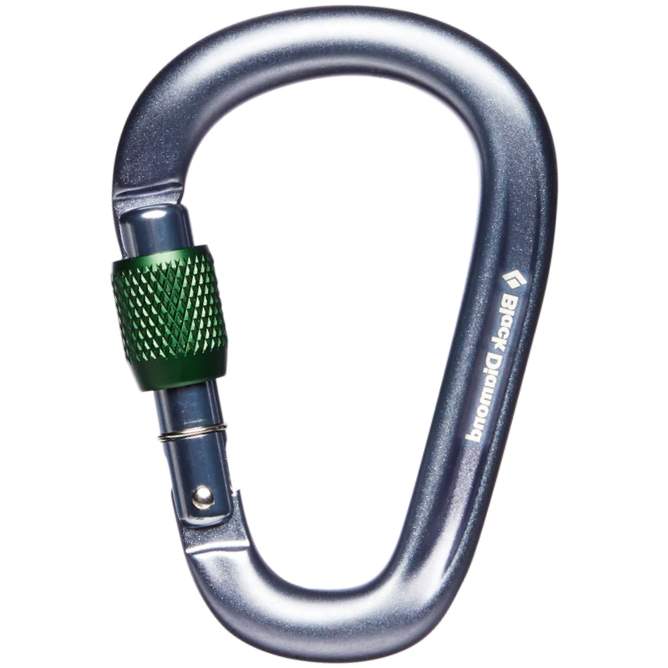 black diamond pearlock screwgate carabiner