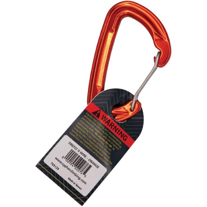 Cypher Firefly II Wire Gate Carabiner