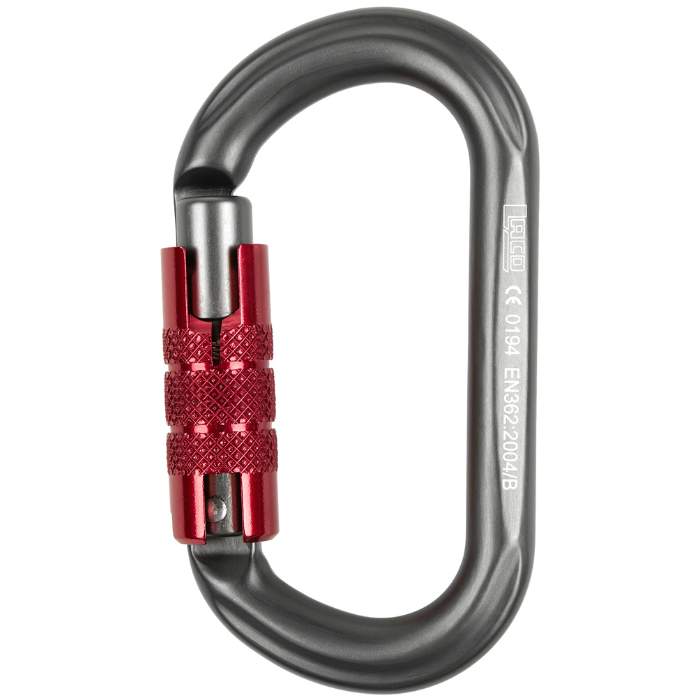 LACD Biner Oval Trilock Carabiner