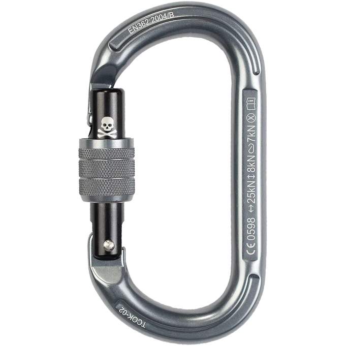 Trango Oval K Screwlock Carabiner