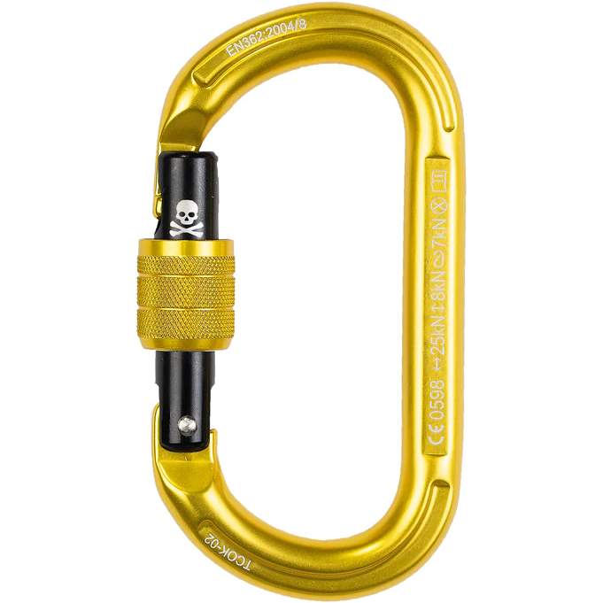 Trango Oval K Screwlock Carabiner