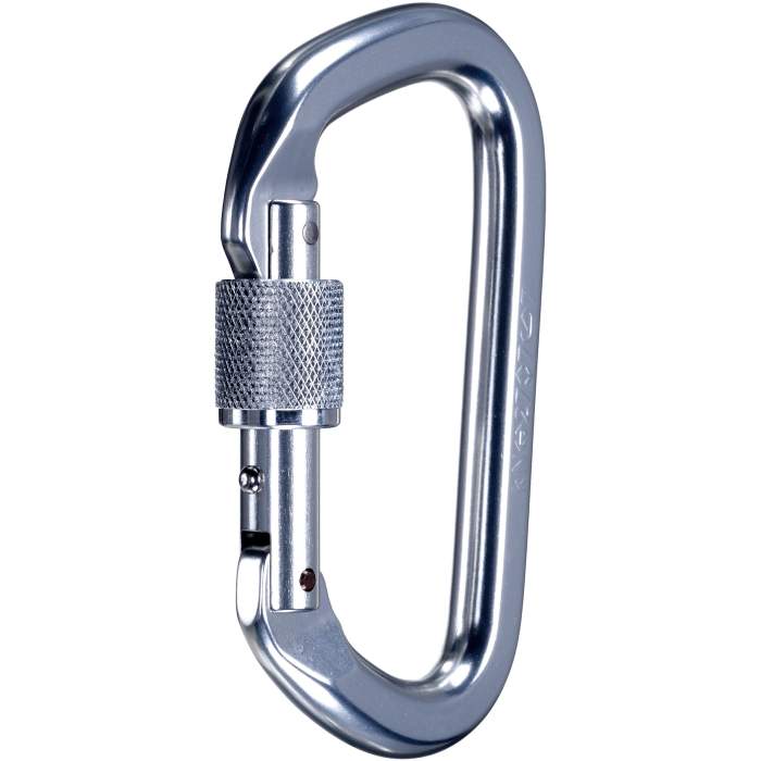 SMC Aluminum Locking D Carabiner