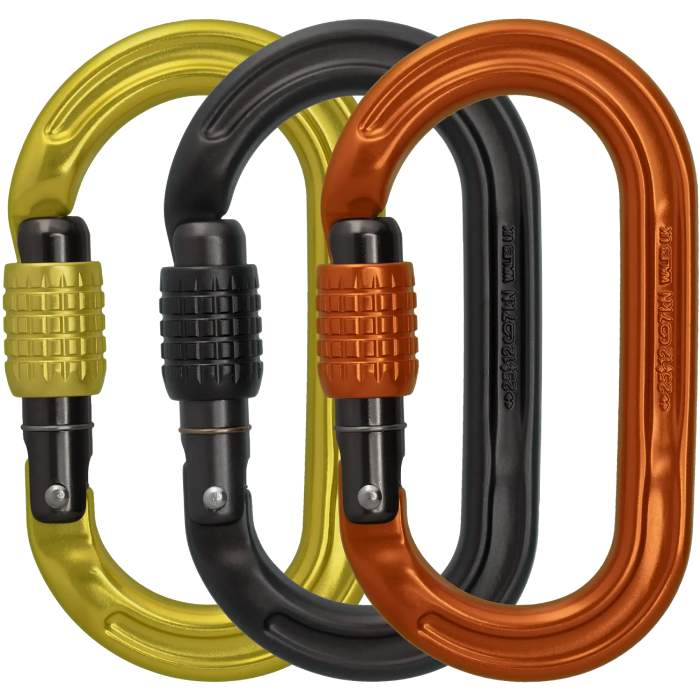 DMM Ultra O Screwgate Carabiner 3 Pack