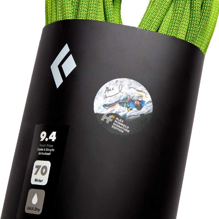 Black Diamond 9.4mm Honnold Edition 70m 2xDry Rope