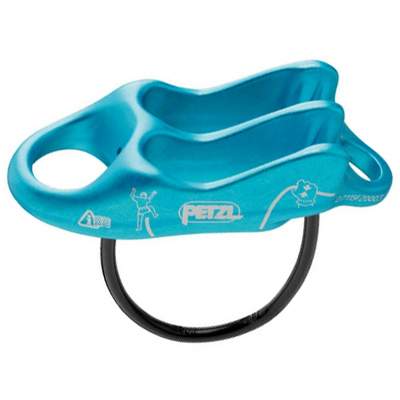 Petzl Reverso3 Side View Blue