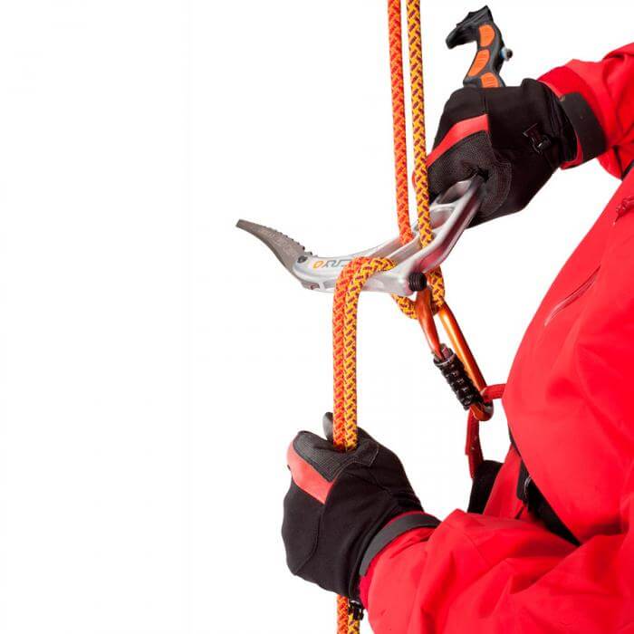 E-climb head design repel device