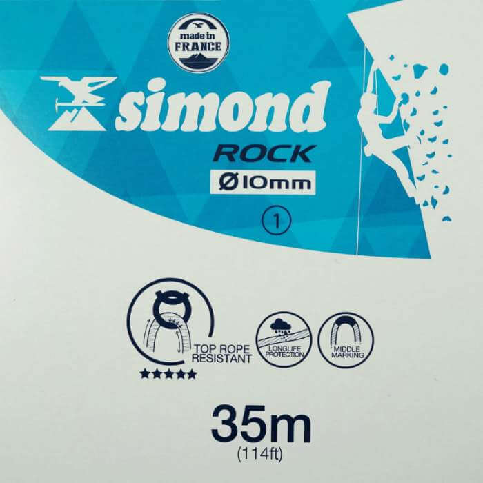 Simond 10.0mm Rock 35m Rope