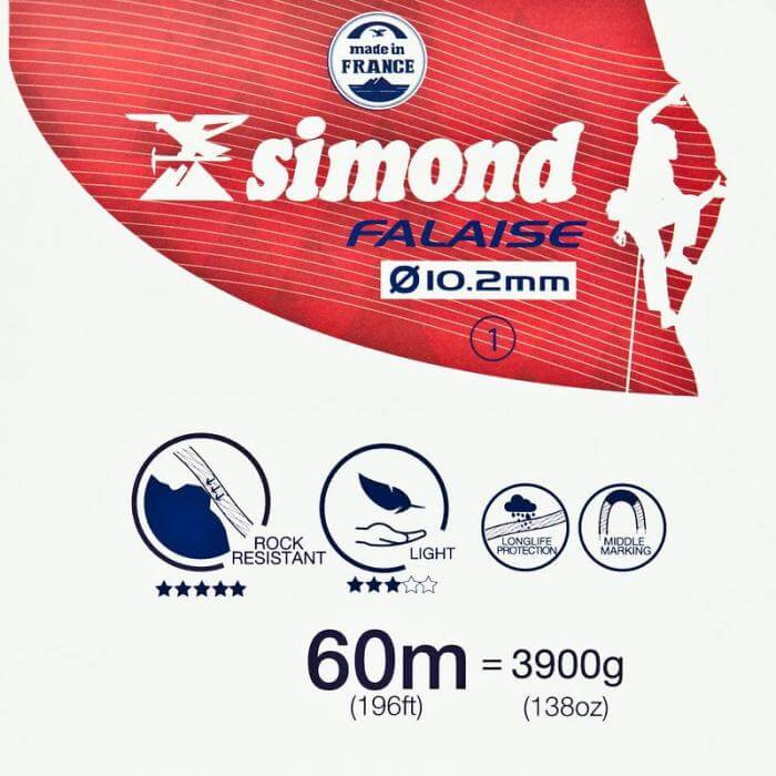 Simond 10.2mm Rope 60m