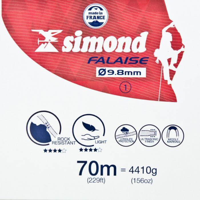 Simond 9.8mm Rope 70m
